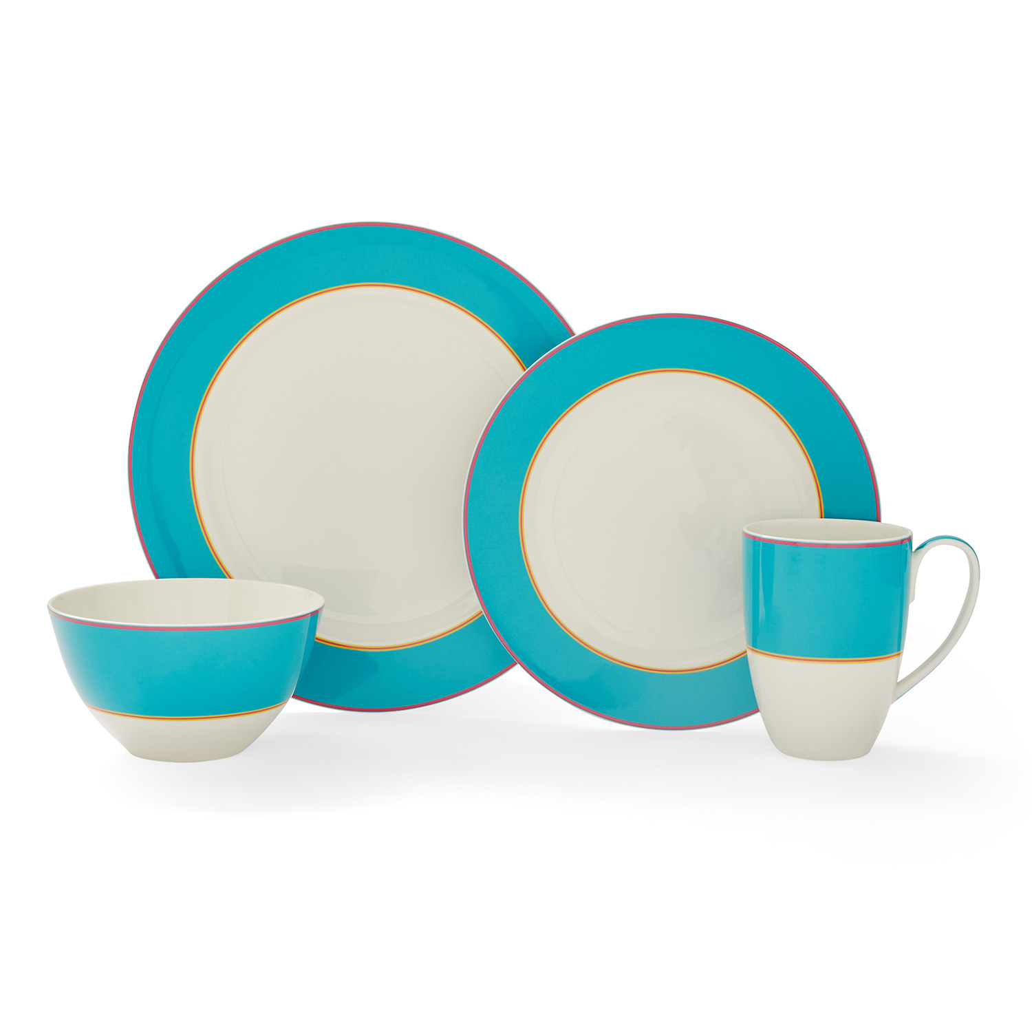 Calypso Turquoise 4 Piece Place Setting image number null